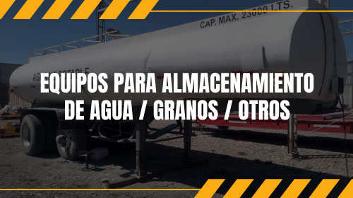 Equipos para Almacenamiento de Agua/Granos/otros