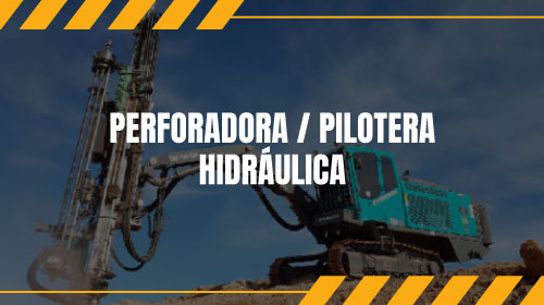 Perforadora/Pilotera Hidráulica